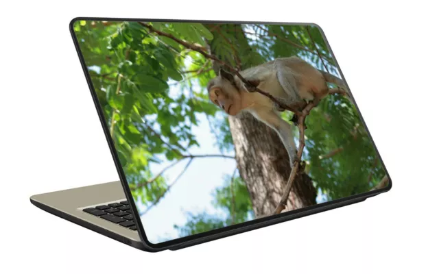 AUTOCOLLANT STICKER PC PORTABLE LAPTOP MAC SKIN Singe Arbre Monkey Tree OP047