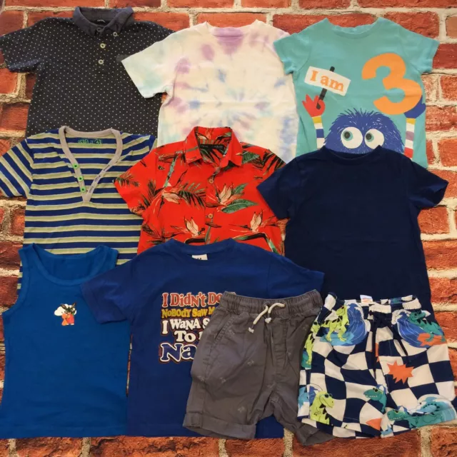 Boys Clothes Bundle 2-3 Years T-shirts Shorts Next TU George Etc