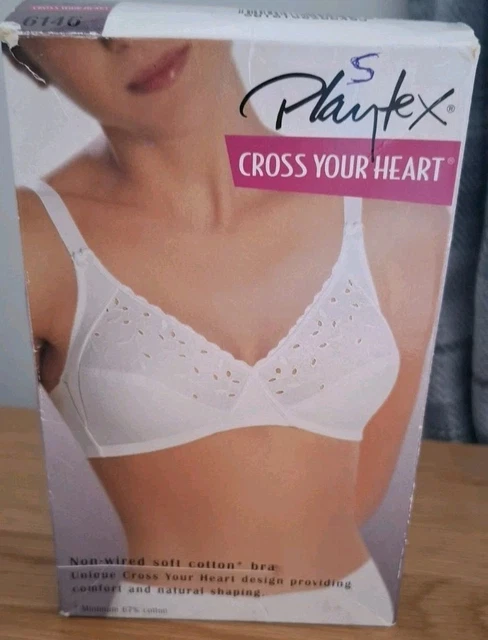 Playtex ultimate non- wired, silky microfibre cross your heart bra with Playtex ultimate non- wired, silky microfibre cross your heart bra with