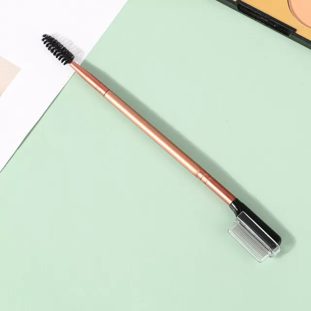 Double Sided Metal Comb Brush Lash Eyebrow  Makeup Eyelash Extension