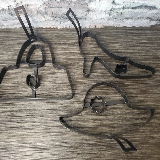 Williams Sonoma Fashion Plate Pancake Molds - Girly -Purse High Heel Shoe Hat