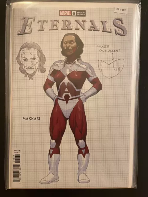 Eternals 6 Variant High Grade 9.8 Marvel Comic Book D81-102