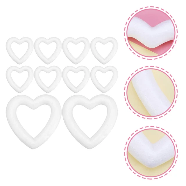 10 pz Corone Porta San Valentino Love Bubble Corone Cuore Forma Schiuma