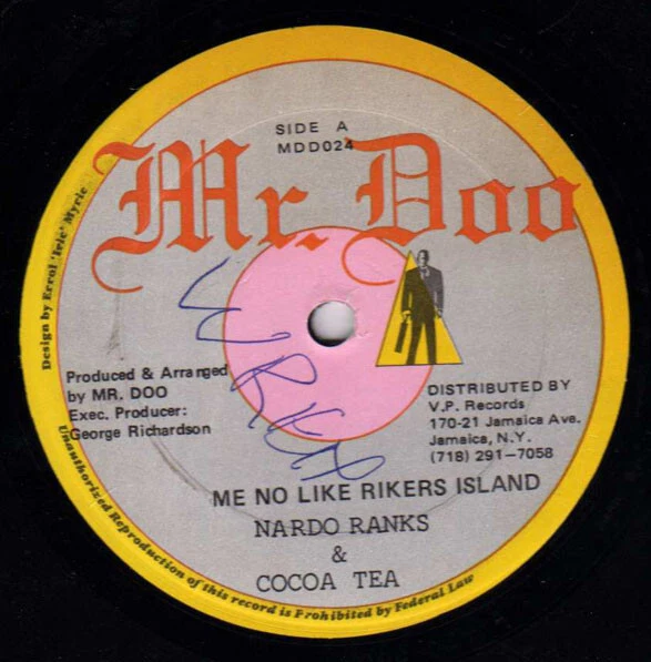 NARDO RANKS & Cocoa Tea Me No Like Rikers Island (12", Single) (Très