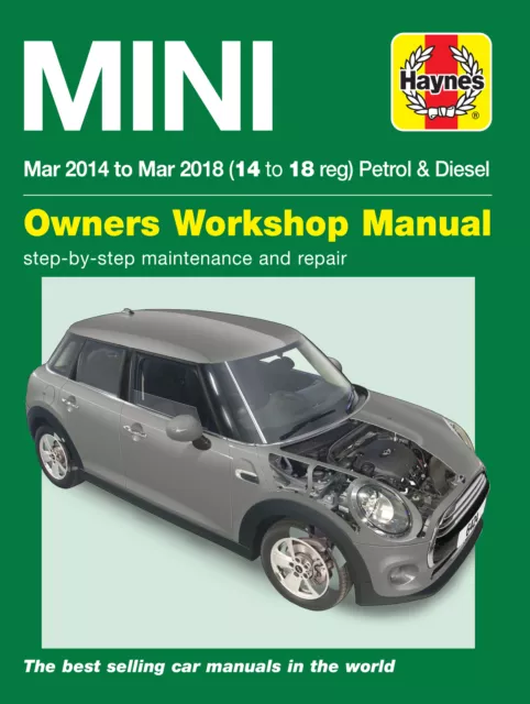 Mini Petrol & Diesel (Mar '14 - '18) Haynes Repair Manual (Paperback)