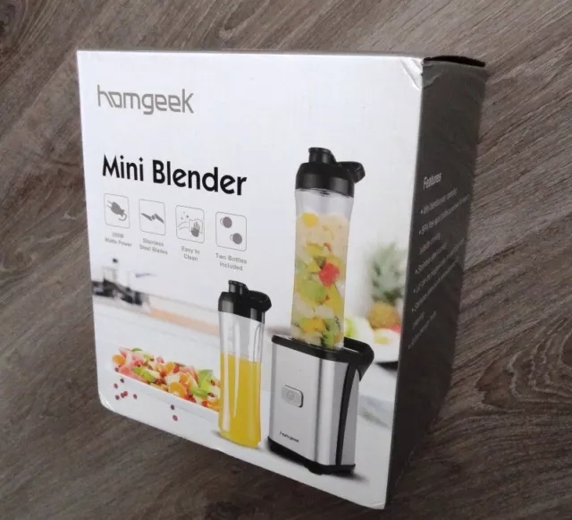 Homgeek Mini Blender Smoothie Multifonction Mixer - Neuf