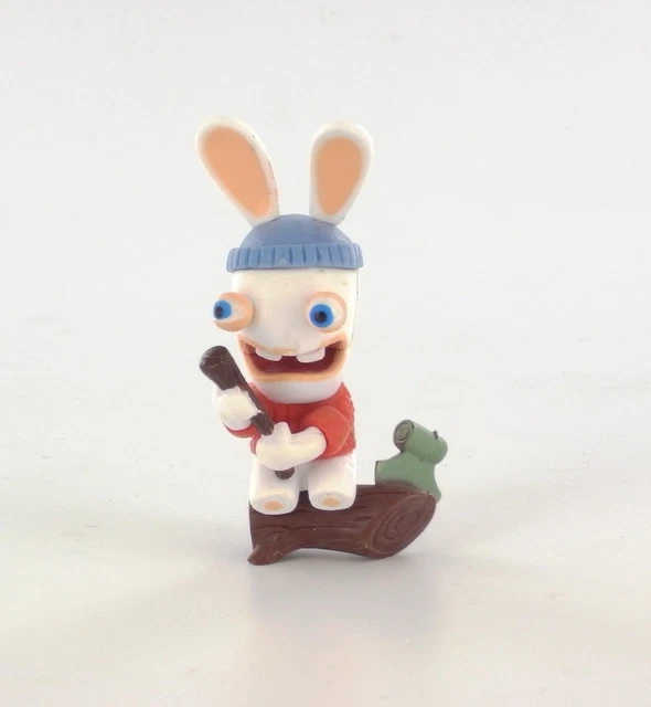 Figurine Raving Rabbids (Lapins Crétins) Italie - 6 Cm, Blister Scellé D'origine