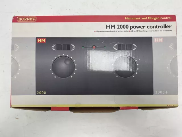 Hornby R8012 H & M 2000 Twin Track Transformer/Controller Analogue Controller