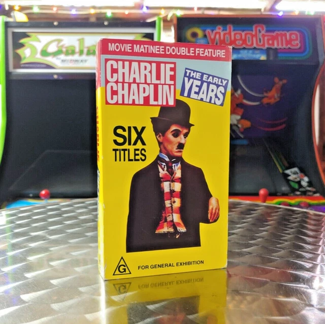 CHARLIE CHAPLIN THE Early Years 2 x VHS Boxset Six Titles £4.96