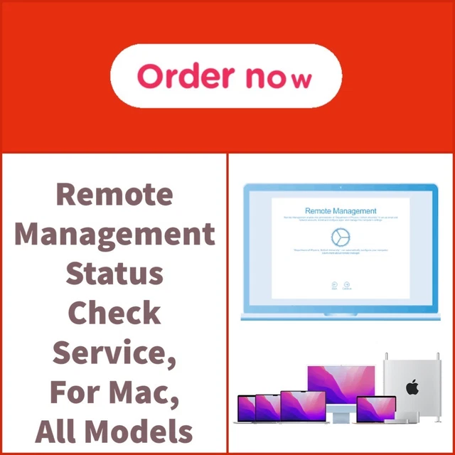 Remote Management Status Checking Service, For Mac, All Models