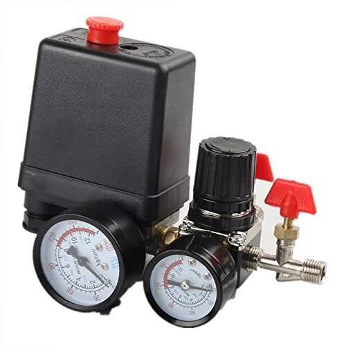 Pressostat Soupape De Commande Compresseur D'Air Universel 95-125 PSI - Pièce De Rechange Robuste