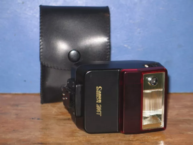 Tested Canon Speedlite 244T Shoe Mount Flash. Near Mint.