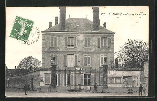 CPA Pussay, La Mairie 1913