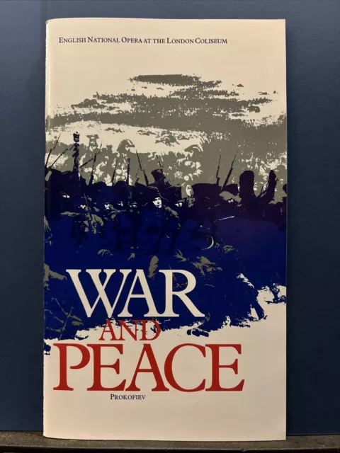 1980s War and Peace Prokofiev English National Opera London Coliseum Programme