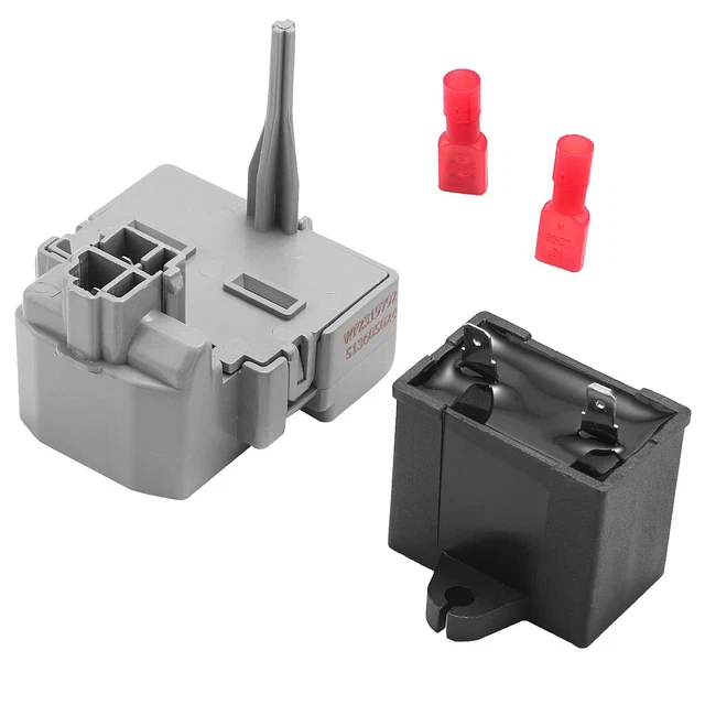 Start Relay & Compressor Capacitor - W10189190 TSD2