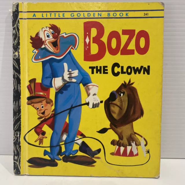 BOZO THE CLOWN Book 1971 Vintage BOZO THE CLOWN Little Golden Book