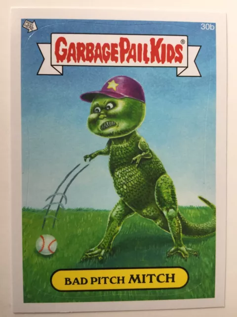 Garbage Pail Kids Topps Sticker 2014 Series 1 Bad Pitch Mitch 30b