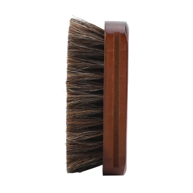 Shoes Boots Polishing Buffing Cleaning Brush With Wooden Base Dust Dirt XS