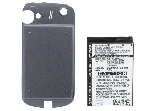 TRIN160 Battery for HTC P4000, Mogul, Titan 100, Titan 6800, Sprint PPC-6800