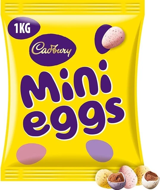 CADBURYS DAIRY MILK Mini Egg Chocolate Bar360g,80g,270g,1kg Bag,Creme