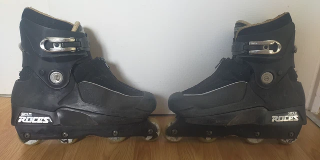 Patins à roues alignées ajustables enfant - FIT 5 - Vert-de-gris, Beige