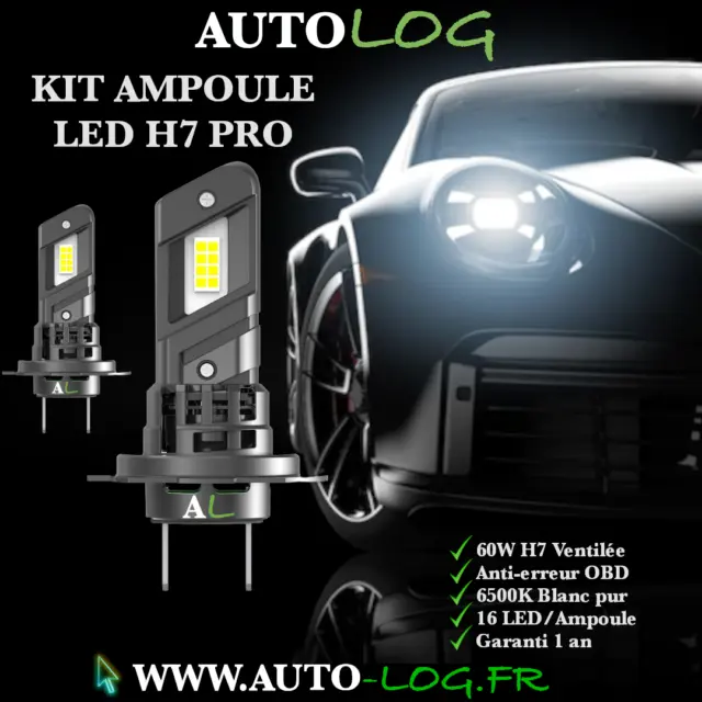 Kit Ampoule Led H7 Pro - Autolog