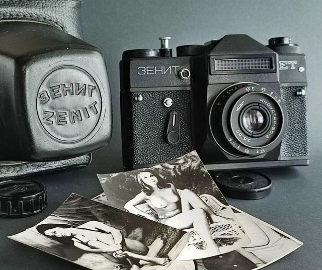 SLR Film Camera 35mm tested working ZENIT ET Industar 50 M39 vintage SOVIET USSR