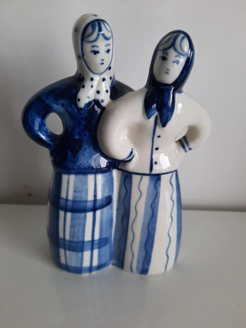 Figurine Coq Poule En Porcelaine – Salière Poivrière URSS Style Russe