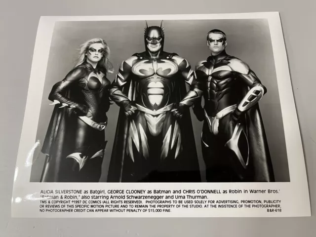 Batman & Robin Movie Still 10x8, Original, Clooney, O’Donnell, Silverstone. 1997