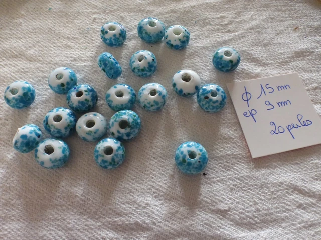 Perles en pâte de verre - France