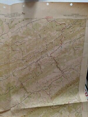 USC&GS,USGS,TVA Quadrangle Map Of Lee Valley Tennessee 1939 Edition. 2