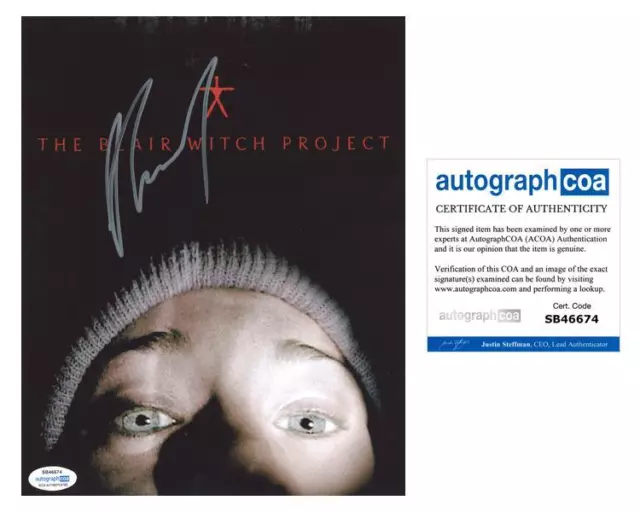 Joshua Leonard "The Blair Witch Project" AUTOGRAPH Signed 8x10 Photo B ACOA