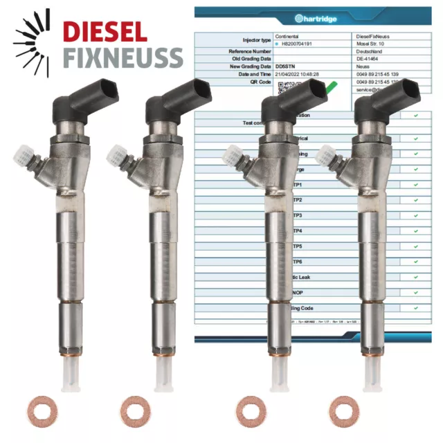 4x Siemens Injecteur H8200704191 Nissan Quashqai Renault Clio III Megane 1,5dci