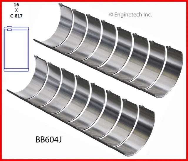 78-84 Oldsmobile GM 5.7L / 350 OHV V8 16V "N,Z" Diesel Rod bearings 020