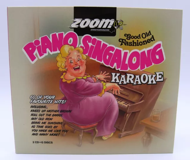 Zoom Karaoke altmodisches Klavier Singalong - Doppel-CD + G - Mrs Mills Music Hall