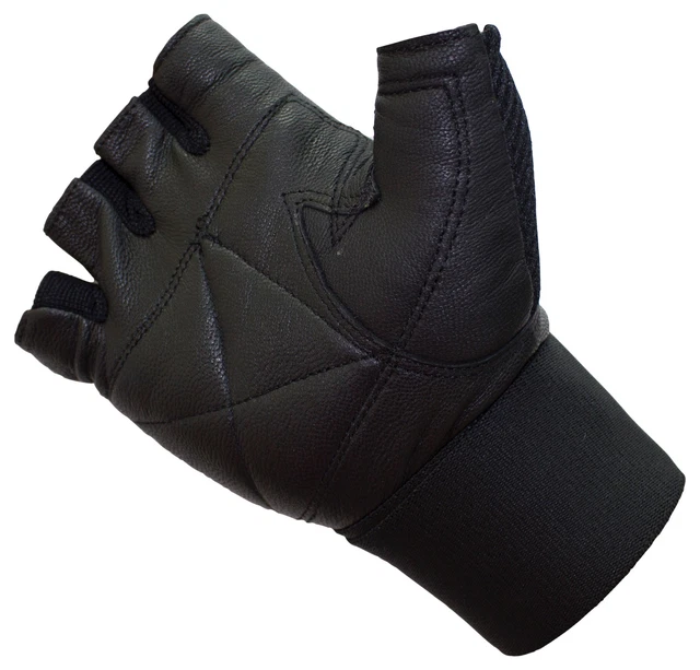 Gym haltérophilie entraînement exercice gants de fitness noirs avec 12 iWrist Support 2