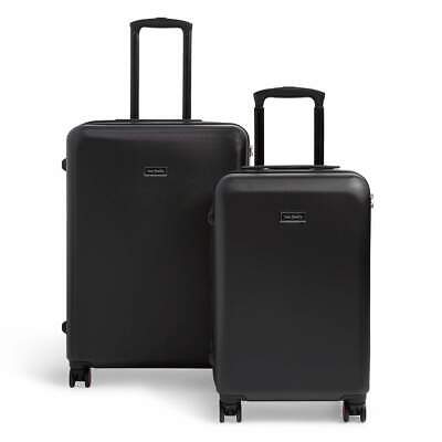 NEW VERA BRADLEY BLACK Hardside Spinner Luggage Set
