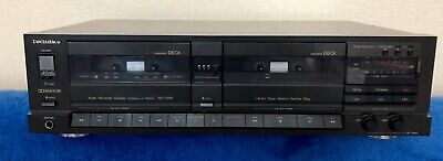 RARE vintage TECHNICS Double Stéréo Cassette Deck Dolby RS-T33R ukfree post 3