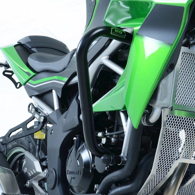 Crashbar Pare-chocs Protection Moteur Pour Kawasaki Vulcan S 650 (VN650/EN650) 2015-2023 – Acier Noir – Installation Sans Perçage