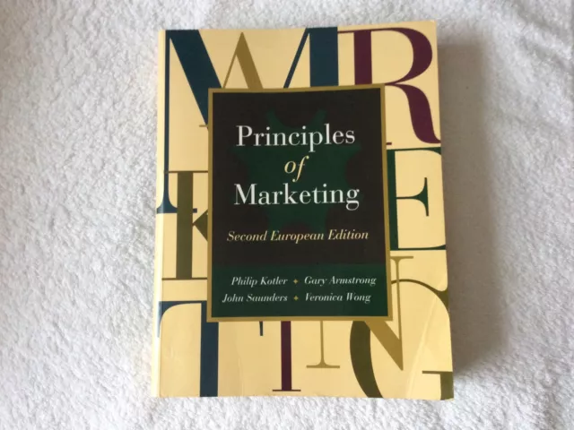 Principles Of Marketing 2nd European Edition Kotler Wong Armstrong Saunders