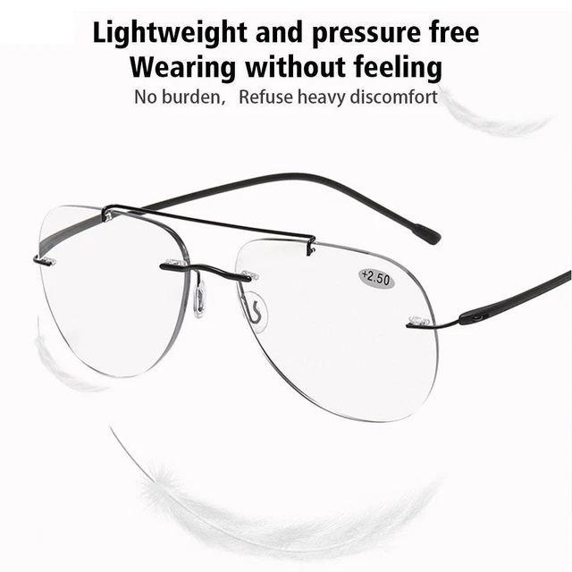 Photochromic Progressive Multifocal Anti-Blue Light Reading Glasses 1.0-4.0