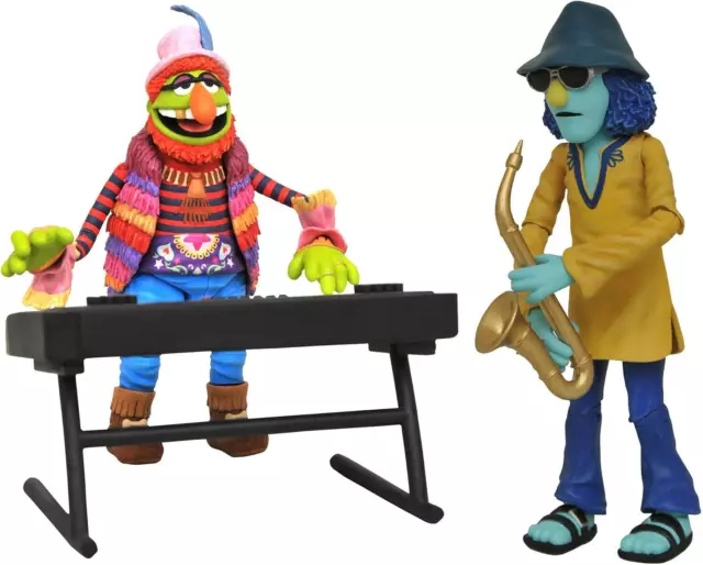 the Muppets: Dr. Teeth & Zoot Action Figure, Multicolor