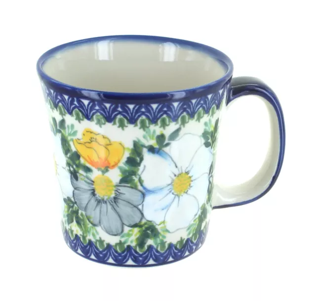 Blue Rose Polish Pottery Goldfinch Coffee Mug