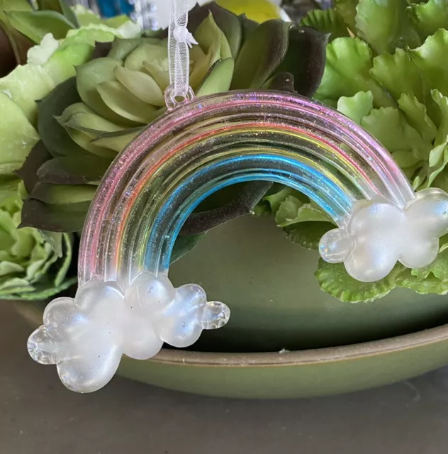 Rainbow Ornament Light Weight Magic Princess Birthday Pride Love Peace Pink Gurl