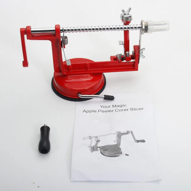 3 in 1 Fruit Potato Peeler Corer Slicer Machine Cutter Bar Peelers Hand-cranking