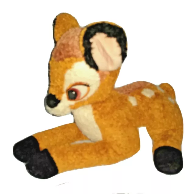 Disney Store BAMBI Spotted Fawn Golden Brown 11" Soft Plush Baby Deer