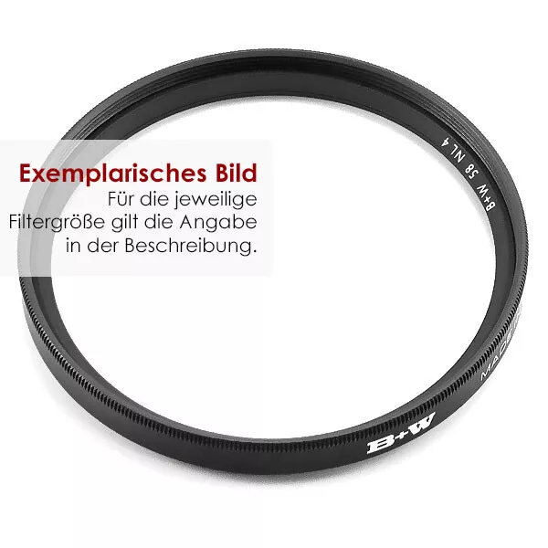 B+W NL 4 Nahlinse +4 Dioptrien 37 mm einfachvergütet F-Pro - Schneider Kreuznach