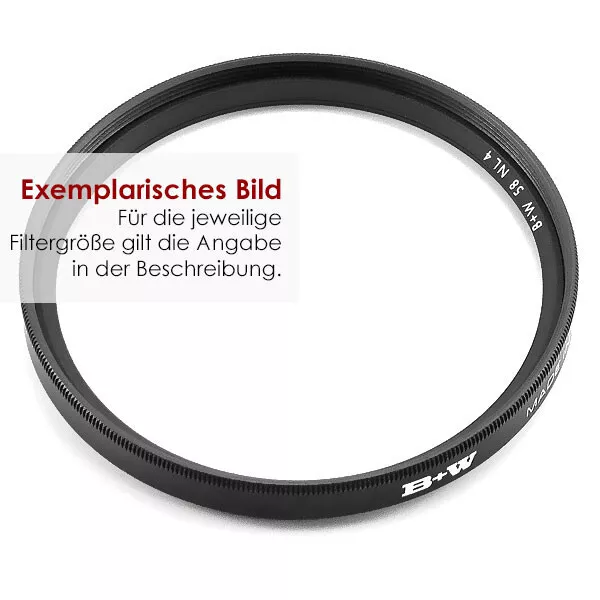 B+W NL 4 Nahlinse +4 Dioptrien 40,5 mm einfachvergütet F-Pro Schneider Kreuznach