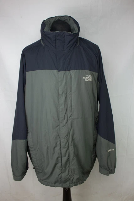 The North Face Hyvent Hooded Jacket Mens Size XL Embroidered TNF Logo 90 Y2K VTG
