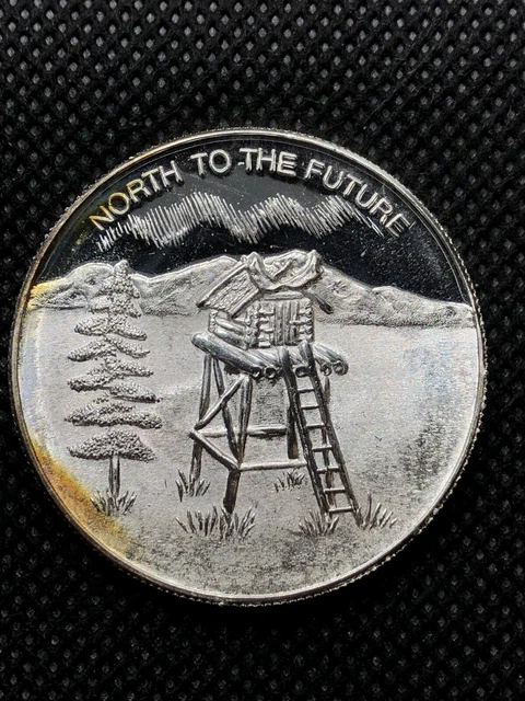 Alaska 1959-1984 Silver Anniversary Proof .999 Silver 1 Troy Ounce
